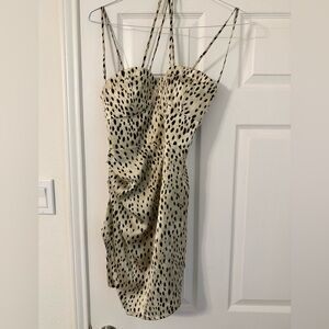 NEW Zara cheetah print dress size M